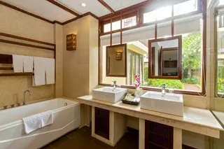 Bright bathrooms