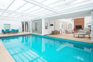 Pool and living space