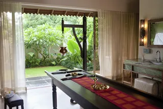 Ayurveda treatment room