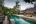 By the pool