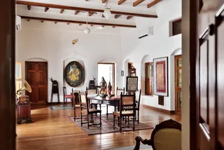 Heritage wing decorated with antiques