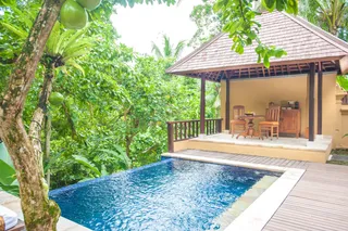 Pool villa and garden