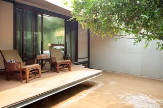 Outdoor seating area