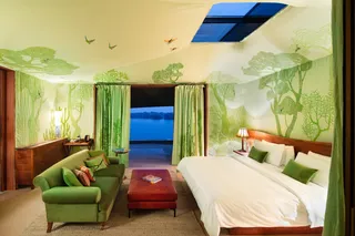 Tent interior