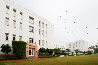 Manicured lawns