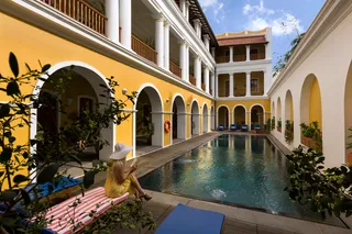 Courtyard & pool