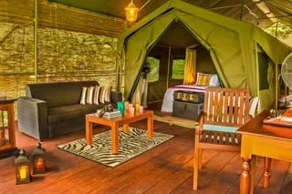 Comfortable camping