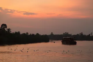 Sunset cruising