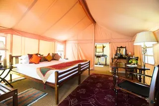 Tent interior