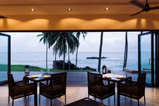 Ocean views from Il Mare restaurant
