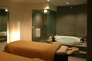 Spa treatment room