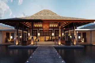 Entrance pavilion