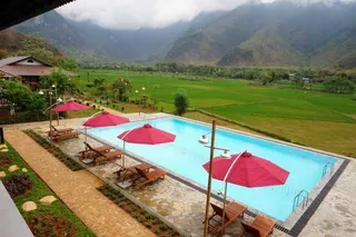 Pool with a view