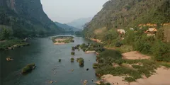 The picturesque Nam Ou River