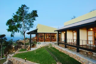 Each of the rooms has its own balcony with views across the valley