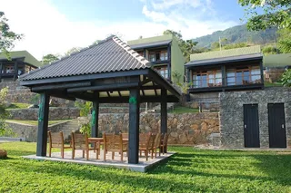 Enjoy breakfast outside in the gardens