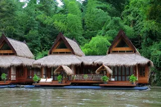 The floating villas