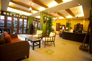 Hotel reception area