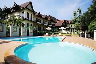 The swimming pool & terrace