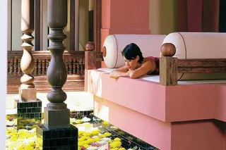 Spa treatment room