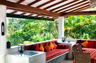 Valley house terrace