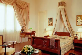 Hotel suite bedroom