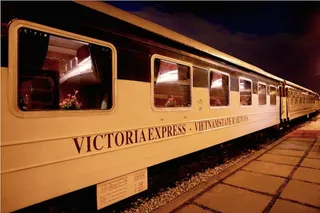 The Victoria Express waiting to depart
