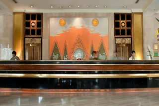 Hotel lobby
