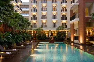 Hotel Santika's swimming pool