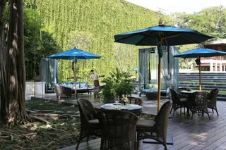 Afternoon tea on the terrace