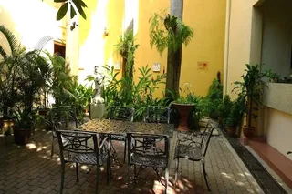 Hotel garden