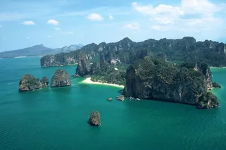 The Rayavadee is set in a stunning location overlooking the Andaman Sea