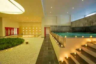 Hot pool at the My Chi Spa