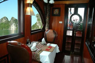 Dine in style inside or...