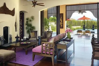 Living room in a Residence Villa