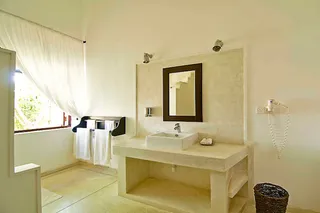 The bathrooms are modern and well equipped