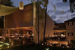 The restaurant exterior