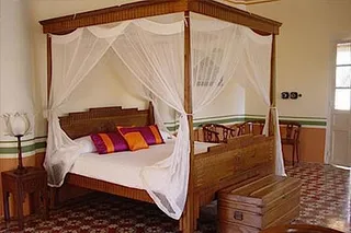 Each room is unique in the art-deco style