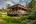 Authentic wooden house on stilts