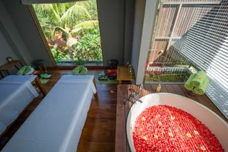 Spa treatment room