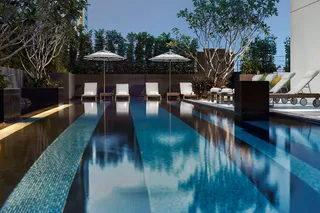 Open-air pool