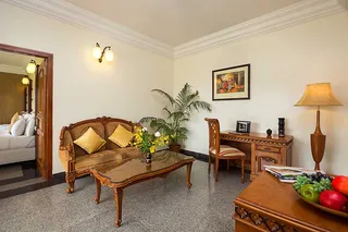 Sea view villa living room