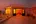 Rooftop terrace at twilight