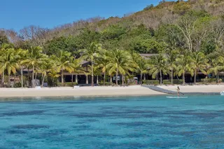 Private beach