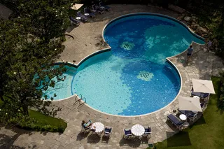Outdoor pool and sun terrace