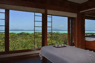 Spa treatment room