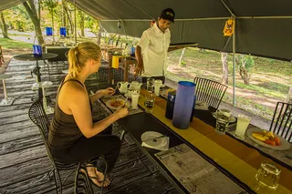 Dining tent